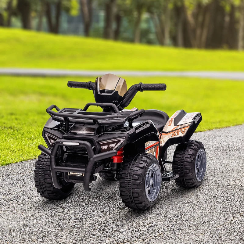 Kids Ride-on Four Wheeler ATV Car with Real Working Headlights for 18-36M