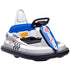 6V Electric Kids Bumper Car, 6V Spin Waltz Car, with Music, Horn, Lights - White