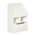 Kids Bookshelf, Toy Organiser, with Storage Drawer, Wheels - White