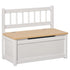 2 In 1 Wooden Toy Box, Seat Storage Bench, Storage Chest Cabinet Organiser, with Safety Pneumatic Rod