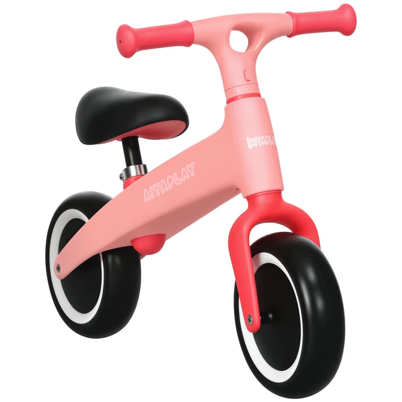 Baby Balance Bike, with Adjustable Seat, for 1.5-3 Years - Pink