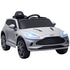 Aston Martin DBX Licensed Battery Powered Kids Electric Car, 12V Kids Ride on Car w/ Lights, Music Horn, Grey