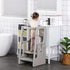 Kids Step Stool, with Adjustable Platform and Non-Slip Mat – Grey