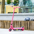 Electric Scooter for Kids 6-14 Years, with Colourful Lights, Pink