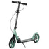 One-click Folding Kick Scooter for 14+ w/ Adjustable Handlebar, Push Scooter with Kickstand, Dual Brake System, Shock Absorber, 200mm Wheels & ABEC-9 Bearings