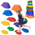 11 Piece Kids Balance Stepping Stones - Multicoloured