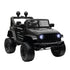 Kids Electric Ride On Car 12V Off Road Toy with Parental Remote Control 2 Motors Horn Lights Suspension Wheels for 3-6 Years Old Black