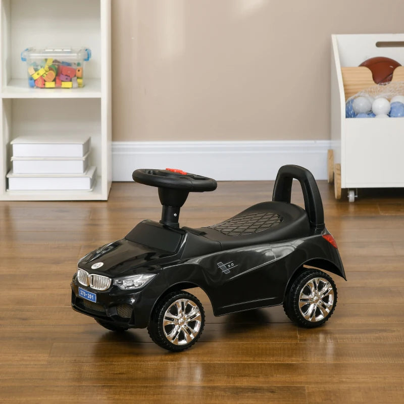 Ride on Car Baby Toddler Walker Foot to Floor Sliding Car Slider Black