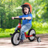 11 Inch Kids Balance Bike Training Pedal Bicycle W/ Removable Stabilizers EVA Tyres Adjustable Seat Height 2 to 5 Years Gift for Boys Girls Red