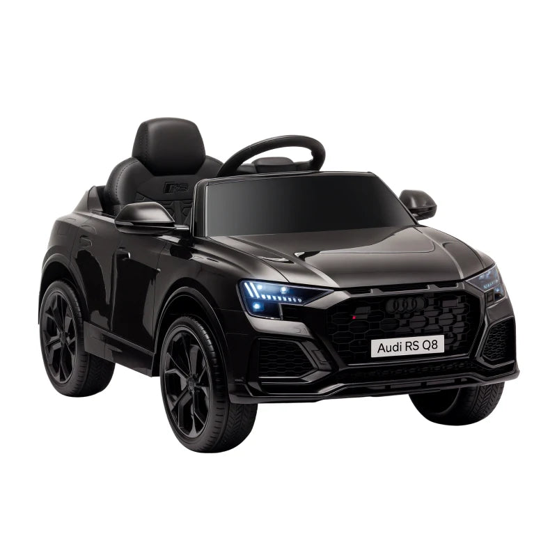 Licensed Audi RS Q8 Electric Ride On Car, with Remote Control, Black