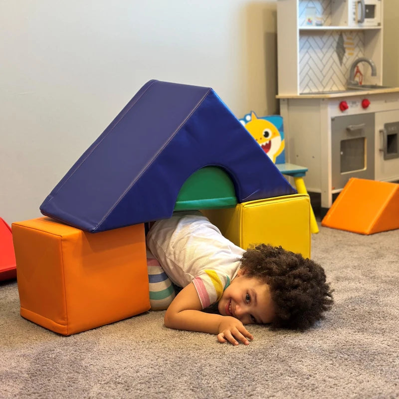 11-Piece Kids Soft Play Set, Foam Block, Toys for Climbing, Crawling, Multicoloured