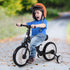 11 Inch Kids Balance Bike Training Pedal Bicycle W/ Removable Stabilizers EVA Tyres Adjustable Seat Height 2 to 5 Years Gift for Boys Girls Black
