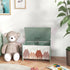 Toy Box, Kids Storage Chest, with Lid, Safety Hinge - Green