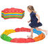 Kids Balance Beam, Kids 6 Pieces Stepping Stones Obstacle Course, for Ages 3-8 Years - Multicoloured