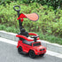 3 in 1 Kids Children Ride on Push Car Toddler Sliding Car G350 Licensed Walker Foot to Floor Slider Push-Along with Horn Steering Wheel NO POWER Manual, Red