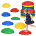 Eight-Piece Kids Stepping Stones, with Non-Slip Mats, Balance River Stones