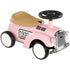 Foot to Floor Slider for Toddlers with Under-Seat Storage, Ride on Sliding Car with Horn, for Ages 12-36 Months - Pink