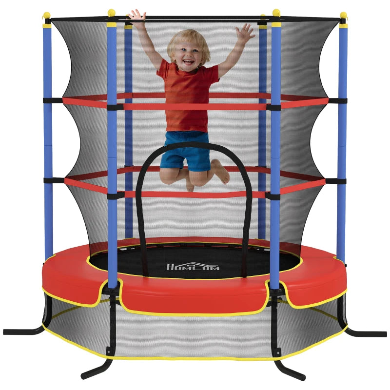 Kids Trampoline, with Safety Net, for Ages 3-10 Years