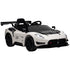 Maserati GT2 Licensed 12V Kids Electric Ride on Car with 4 Suspension Wheels, Remote Control, Music, Horn, Lights, White