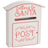 A5 Christmas Letter Postbox - White/Red