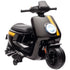 6V Ride on Motorbike, Kids Electric Motorbike w/ Headlights, Music, Training Wheels, for Ages 18-36 Months, Black