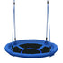Kid Nest Swing Seat Saucer Tree Swing 40 Inch/100cm for Outdoor Indoor Blue