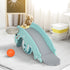 3-in-1 Baby Rocking Horse Portable Slide Basketball Hoop Equipment Indoor Outdoor Playground Toy, Age 18-36 Months, Green
