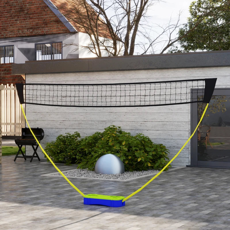 Portable Badminton Net Set w/ Volleyball Net, Rackets, Shuttlecocks