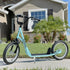 Kick Scooters for Kids with Adjustable Height, Anti-Slip Deck, Dual Brakes, Rubber Tyres, for Boys and Girls Aged 5+ Years Old - Blue