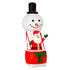 8ft Christmas Inflatable Decoration with Santa Claus on Snowman Hot Air Balloon, Blow Up Xmas Decor for Outdoor Indoor with LED Lights