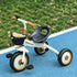 Kids Trike, Tricycle, with Adjustable Seat, Basket, Bell, for Ages 2-5 Years - White