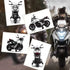 12V Honda Licensed Kids Electric Motorbike w/ Music, Headlights, Early Education Function, for Ages 3-6 Years, White