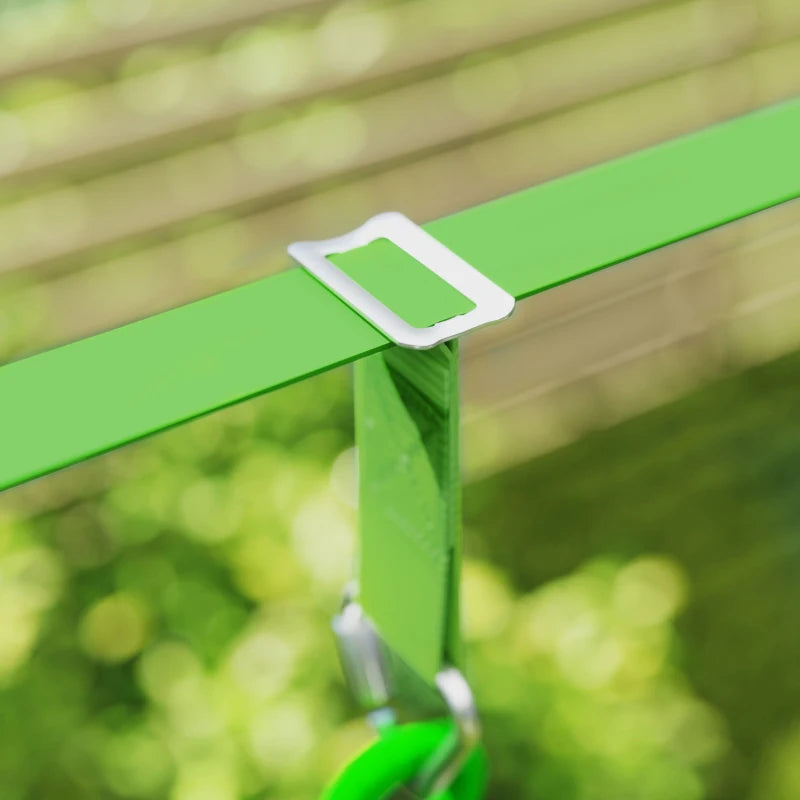 Obstacle course for Kids, with 10-Piece Slackline Kit with Monkey Bars, Gym Rings, Rope Ladder, Nest Swing, Hanging Tray