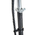 Foldable Powered Scooter with Adjustable Seat, Brake, Black