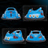 Angry Bird Licensed Waltzer Car, 12V Kids Bumper Car w/ Joysticks, Remote, Music LED Lights, Blue