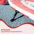 Electric Scooter for Kids Aged 4-7 Years, with Flashing LED Lights, Rear Auxiliary Wheels, Red