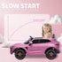 Aston Martin DBX Licensed Battery Powered Kids Electric Car, 12V Kids Ride on Car w/ Lights, Music Horn, Pink