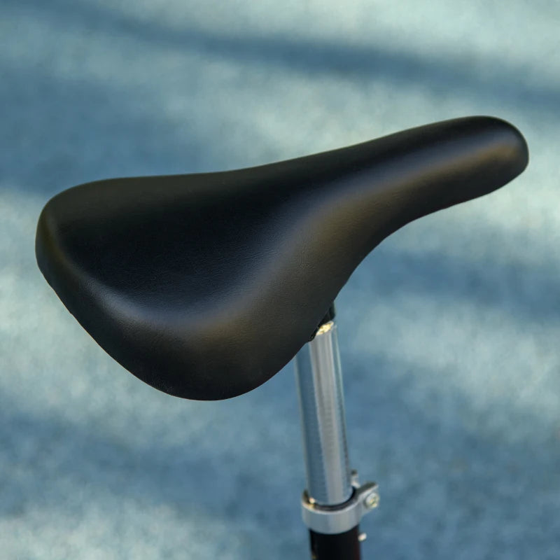 Steel Ride on Powered Scooter, Folding E-Scooter with Warning Bell, 15km/h Maximum Speed, for 6-14 Years Old, Red