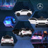 Mercedes-Benz AMG CLA 45 Licensed 12V Kids Electric Car Ride on Car w/ Remote, Suspension Lights Music Horn - White