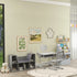 Kids Bookshelf, Toy Organiser, with Storage Drawer, Wheels - Grey
