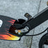 Kids Foldable Kick Scooter w/ Adjustable Height, Break, Big Wheels, for Ages 7-14 Years - Black