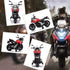 12V Honda Licensed Kids Electric Motorbike w/ Music, Safety lights, Early Education Function, for Ages 3-6 Years, Red