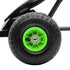 Kids Pedal Go Kart, with Adjustable Seat, Inflatable Tyres - Green