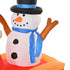 6.5ft Christmas Inflatable Santa Claus on Sleigh Deer, LED Lighted for Home Indoor Outdoor Garden Lawn Decoration Party Prop
