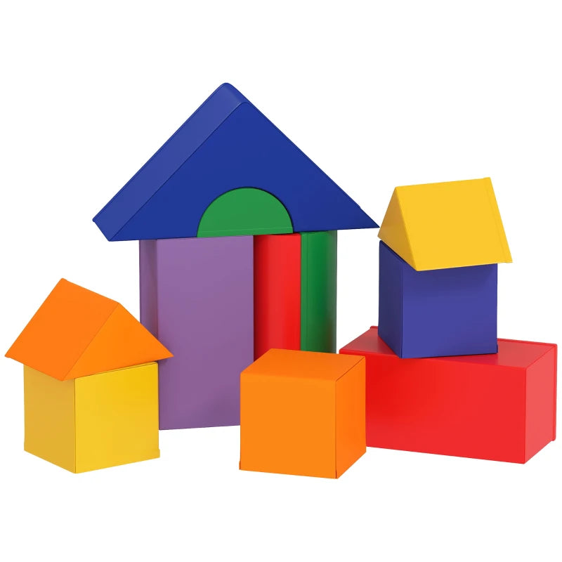 11-Piece Kids Soft Play Set, Foam Block, Toys for Climbing, Crawling, Multicoloured
