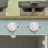 Toy Kitchen, Pretend Role Play Kitchen with Hob, Sound, Light, Coffee Machine, Ice Maker, Microwave