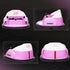360° Rotation Kids Bumper Car, 12V Waltz Car with Remote Control, Dual Joystick, Music, Lights, Pink