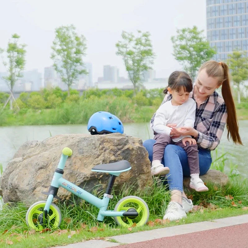 8" Balance Bike, Lightweight Training Bike for Children, with Adjustable Seat, EVA Wheels, Easy installation - Green