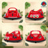 Angry Bird Licensed Waltzer Car, 12V Kids Bumper Car w/ Joysticks, Remote, Music LED Lights, Red