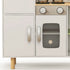 Toy Kitchen, Kids Play Kitchen, Role Playing Game with Phone, Ice Maker, Stove, Utensils, for 3-6 Years, White